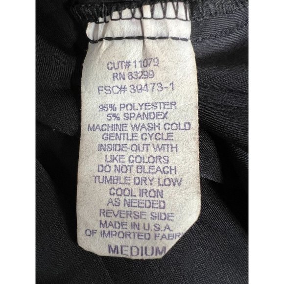 Delta Burke Metallic Thread Jacket  M Black  Metallic Polyester Made in USA - Picture 6 of 16